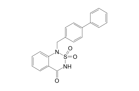 1-(4-Biphenylylmethyl)-2,1,3-benzothiadiazine-4(3H)-one 2,2-dioxide