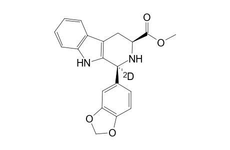 (1S,3S)-Methyl 1-Deuterio-1-(1,3-benzodioxol-5-yl)-pyrido[3,4-b]indole-3-carboxylate