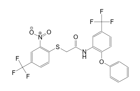 acetamide, 2-[[2-nitro-4-(trifluoromethyl)phenyl]thio]-N-[2-phenoxy-5-(trifluoromethyl)phenyl]-