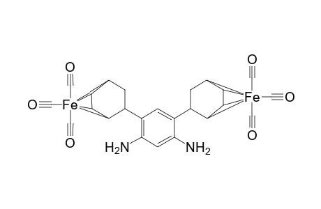 1,5-Diamino-2,4-bis{tricarbonyl[(2-5.eta.)cyclohexa-2,4-dienyl]iron}benzene