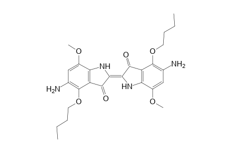 4,4'-Dibutoxy-7,7'-dimethoxy-5,5'-diaminoindigotin