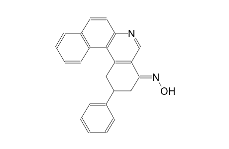 benzo[a]phenanthridin-4(1H)-one, 2,3-dihydro-2-phenyl-, oxime, (4E)-