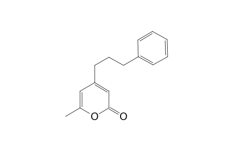 6-Methyl-4-(3-phenylpropyl)-2H-pyran-2-one