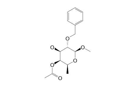 METHYL-4-O-ACETYL-2-O-BENZYL-6-DEOXY-BETA-D-GALACTOPYRANOSIDE