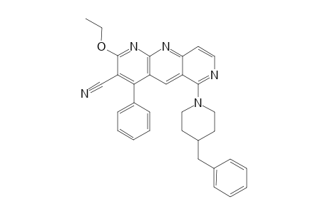 3-Cyano-2-ethoxy-4-phenyl-6-(4-benzylpiperidino)-1,7,10-antyridine