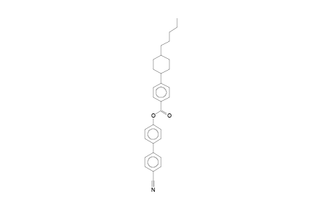 4'-Cyano[1,1'-biphenyl]-4-yl 4-(4-pentylcyclohexyl)benzoate