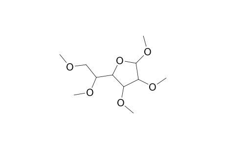 .alpha.-D-Galactofuranoside, methyl 2,3,5,6-tetra-O-methyl-