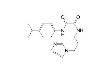 N-(3-Imidazol-1-yl-propyl)-N'-(4-isopropyl-phenyl)-oxalamide