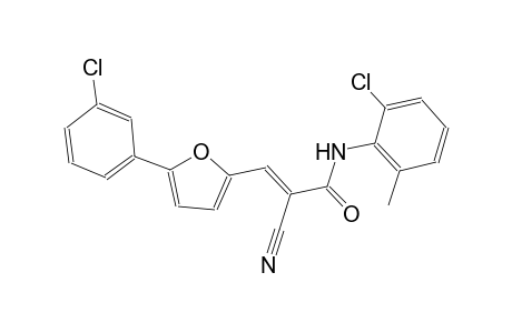 (2E)-N-(2-chloro-6-methylphenyl)-3-[5-(3-chlorophenyl)-2-furyl]-2-cyano-2-propenamide