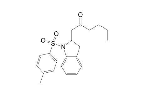 1-(N-Tosylindolin-2-yl)hexan-2-one