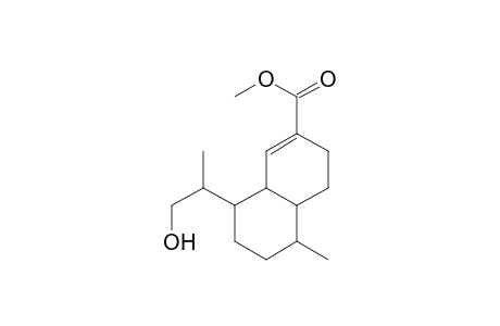 2-Naphthalenecarboxylic acid, 3,4,4a,5,6,7,8,8a-octahydro-8-(2-hydroxy-1-methylethyl)-5-methyl-, methyl ester, [4aR-[4a.alpha.,5.beta.,8.beta.(R*),8a.beta.]]-