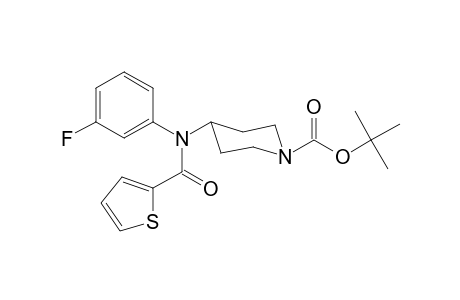 tert-Butyl-4-[(3-fluorophenyl)(thiophene-2-carbonyl)amino]piperidine-1-carboxylate