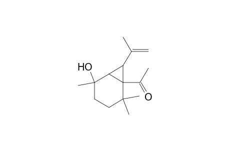 (1RS,5RS,6RS,7SR)-5-hydroxy-7-isopropenyl-2,2,5-trimethylbicyclo[4.1.0]heptyl methyl ketone isomer A