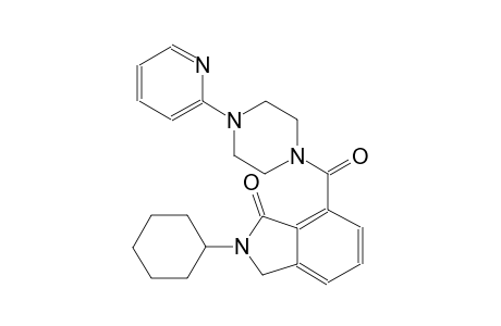 2-cyclohexyl-7-{[4-(2-pyridinyl)-1-piperazinyl]carbonyl}-1-isoindolinone