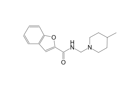 2-benzofurancarboxamide, N-[(4-methyl-1-piperidinyl)methyl]-