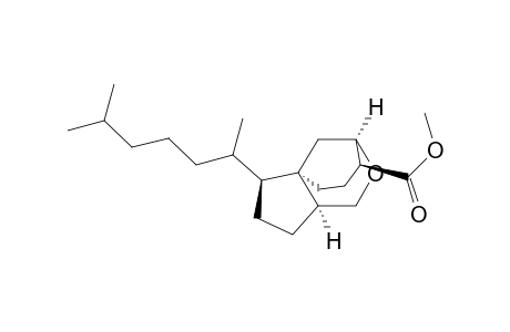 1H-3,6a-Methanocyclopent[c]oxocin-4-carboxylic acid, 7-(1,5-dimethylhexyl)octahydro-, methyl ester, [3R-[3.alpha.,4.beta.,6a.alpha.,7.beta.(R*),9a.beta.]]-