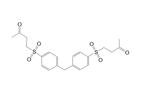 2-butanone, 4-[[4-[[4-[(3-oxobutyl)sulfonyl]phenyl]methyl]phenyl]sulfonyl]-