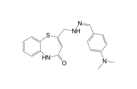 2-[4-(N,N-Dimethylamino)benzylidene]hydrazinomethyl-1,5-benzothia-4(5H)-one