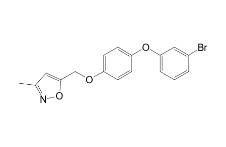 Isoxazole, 5-[[4-(3-bromophenoxy)phenoxy]methyl]-3-methyl-