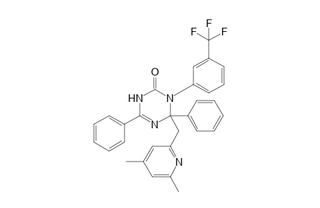 4-(4,6-Dimethylpyrid-2-yl)methyl-3-(3-trifluoromethylphenyl)-4,6-diphenyl-2-oxo-1,2,3,4-tetrahydro-1,3,5-triazine