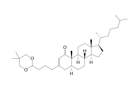 3-[3'-(5",5"-Dimethyl-1",3"-dioxane-2"-yl)propyl]-5.alpha.-cholest-2-ene-1-one