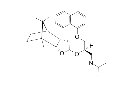 #4A;[2-R-(2-ALPHA-(R*),3A-ALPHA,4-ALPHA,7-ALPHA,7A-ALPHA)]-N-(1-METHYLETHYL)-3-(1-NAPHTHOXY)-2-[(OCTAHYDRO-7,8,8-TRIMETHYL-4,7-METHANOBENZOFURAN-2-YL)-OXY]-1-P