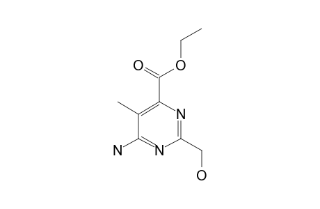 6-AMINO-4-(ETHOXYCARBONYL)-2-(HYDROXYMETHYL)-5-METHYLPYRIMIDINE