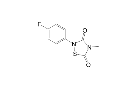 2-(p-fluorophenyl)-4-methyl-1,2,4-thiadiazolidine-3,5-dione