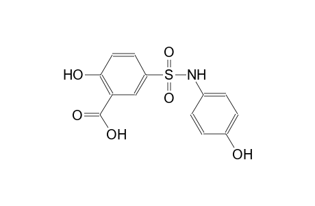 benzoic acid, 2-hydroxy-5-[[(4-hydroxyphenyl)amino]sulfonyl]-