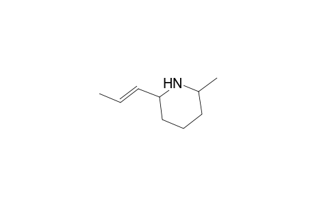 2-Methyl-6-[(1E)-1-propenyl]piperidine