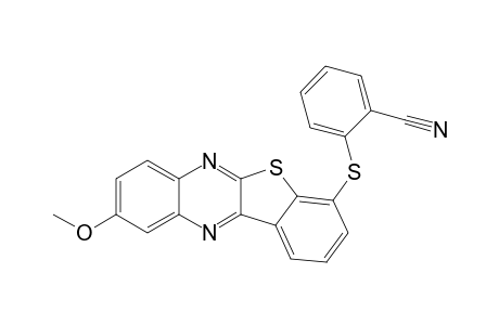 3-(2-Cyanophenylthio)-9-methoxybenzo[4.5]thieno[2,3-b]quinoxaline