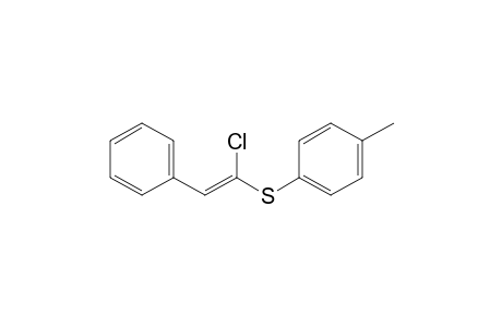 Benzene, 1-[(1-chloro-2-phenylethenyl)thio]-4-methyl-