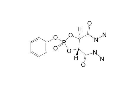 (4R,5R)-2-(PHENOXY)-1,3,2-DIOXA-PHOSPHOLANE-4,5-DICARBOHYDRAZIDE-2-OXIDE