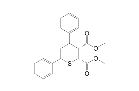 (2R,3R)-4,6-Diphenyl-3,4-dihydro-2H-thiopyran-2,3-dicarboxylic acid dimethyl ester
