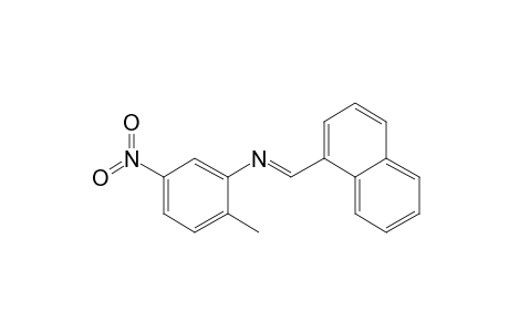 Benzene, 1-methyl-2-(1-naphthylmethylene)amino-4-nitro-