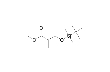 2-Methylbutanoic acid, 3-(t-butyldimethylsilyloxy)-, methyl ester