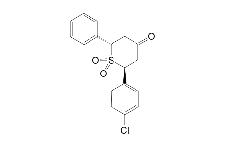2R-(PARA-CHLOROPHENYL)-6C-PHENYL-THIAN-4-ONE-1,1-DIOXIDE