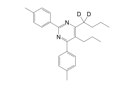 2,4-di(4-methylphenyl)-5-propyl-6-(1,1-dideutero)butylpyrimidine