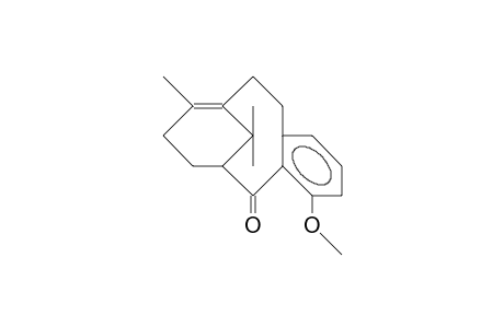 4-Methoxy-12,15,15-trimethyl-endo-tricyclo(9.3.1.0/3,8/)pentadeca-3,5,7,11-tetraen-2-one