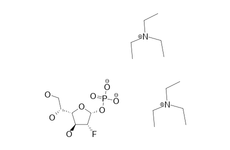 BIS-(TRIETHYLAMMONIUM)-(2-DEOXY-2-FLUORO-ALPHA-D-GALACTOFURANOSYL)-PHOSPHATE
