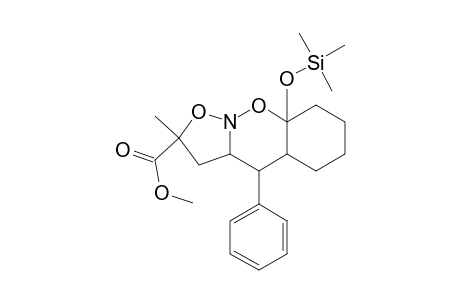 Isoxazolo[2,3-b][1,2]benzoxazine-2-carboxylic acid, decahydro-2-methyl-4-phenyl-8a-[(trimethylsilyl)oxy]-, methyl ester