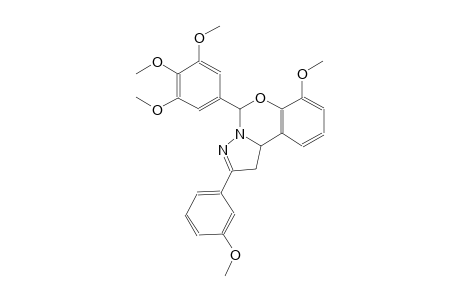 pyrazolo[1,5-c][1,3]benzoxazine, 1,10b-dihydro-7-methoxy-2-(3-methoxyphenyl)-5-(3,4,5-trimethoxyphenyl)-