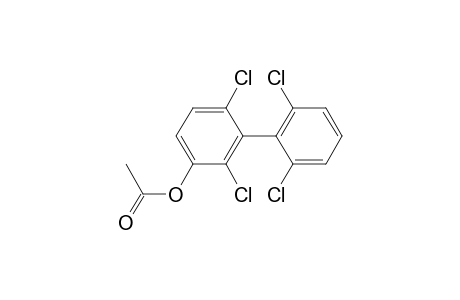 3-Hydroxy-2,2',6,6'-tetrachlorobiphenyl, acetate