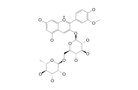 PEONIDIN-3-O-(6''-O-ALPHA-RHAMNOPYRANOSYL-BETA-GLUCOPYRANOSIDE)