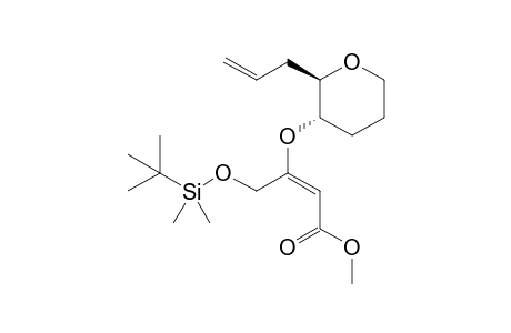 Methyl (2E,2'R,3'S)-3-{(2'-Allyloxan-3'-yl)oxy}-4-(tert-butyldimethylsilyloxy)-2-butenoate