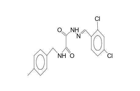 N-(2,4-dichlorobenzylideneamino)-N'-(4-methlbenzyl)oxalic diamide