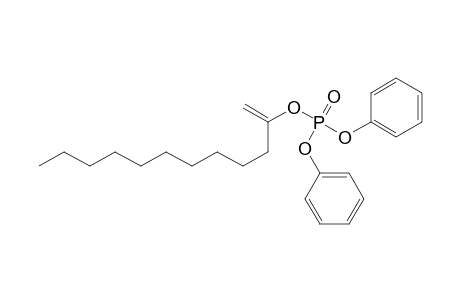 Phosphoric acid, 1-methyleneundecyl diphenyl ester