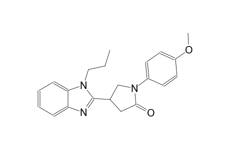 1-(4-methoxyphenyl)-4-(1-propyl-1H-benzimidazol-2-yl)-2-pyrrolidinone