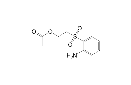 2-(2-aminophenyl)sulfonylethyl ethanoate