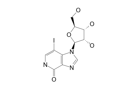 7-IODO-1-BETA-D-RIBOFURANOSYLIMIDAZO-[4,5-C]-PYRIDIN-4(5H)-ONE;3-DEAZA-3-IODOINOSINE